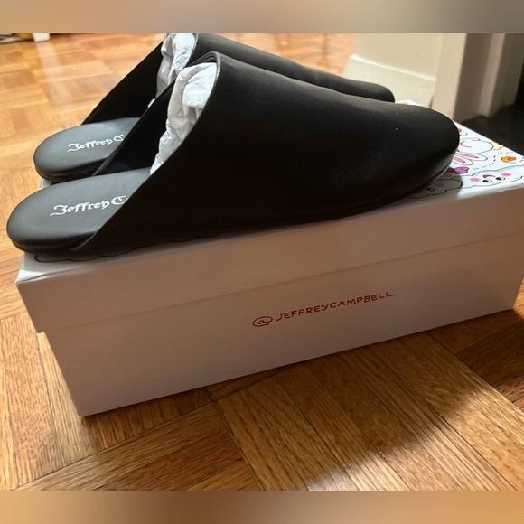JEFFREY CAMPBELL Gunter Slipper in Black size 8 new with box - Picture 13 of 15